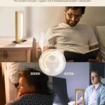 LED Nachttischlampe Holz – Touch Dimmbar mit 3 Farbtemperaturen