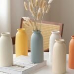 Keramikvasen Set 3-Teilig – Kleine Dekorative Vasen Für Blumen & Pampasgras