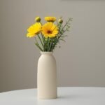 Keramikvasen Set 3-Teilig – Kleine Dekorative Vasen Für Blumen & Pampasgras