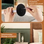 3 Farbtemperaturen LED Tischlampe Holz – Touch Dimmbar & Memory Funktion