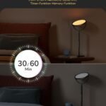 Drehbare LED Tischlampe mit Touch Dimmfunktion und 5 Helligkeitsstufen, 55cm Höhe