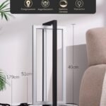 LED Tischlampe Schwarz Silber – Touch Dimmbar mit 3 Farbtemperaturen