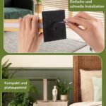 LED Tischlampe Holz Touch Funktion – Stufenlos Dimmbar mit 3 Farbtemperaturen