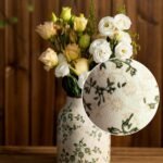 Handgemachte Keramikvase 19 cm – Große Moderne Blumenvase Für Wohnraum Dekoration