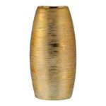Goldene Keramik Vase 25cm