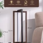 LED Tischlampe Schwarz Walnuss – Touch Dimmbar mit 3 Farbtemperaturen