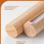 3 Farbtemperaturen LED Tischlampe Holz – Touch Dimmbar & Memory Funktion