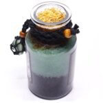 Badezauber Wohlstand Ritual 490g – Magisches Wellness Badesalz mit Aventurin Amulett
