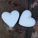 Love Heart Bath Bomb 70g - Coconut – Matvana Love Heart Bath Bomb 70g - Coconut