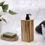 Natural Teakwood Soap Dispencer - Square – Matvana Natural Teakwood Soap Dispencer - Square