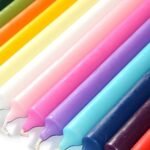 Stabkerzen rot – Dinner Kerzen Set für Tischdeko und Atmosphäre 21 x 2 cm