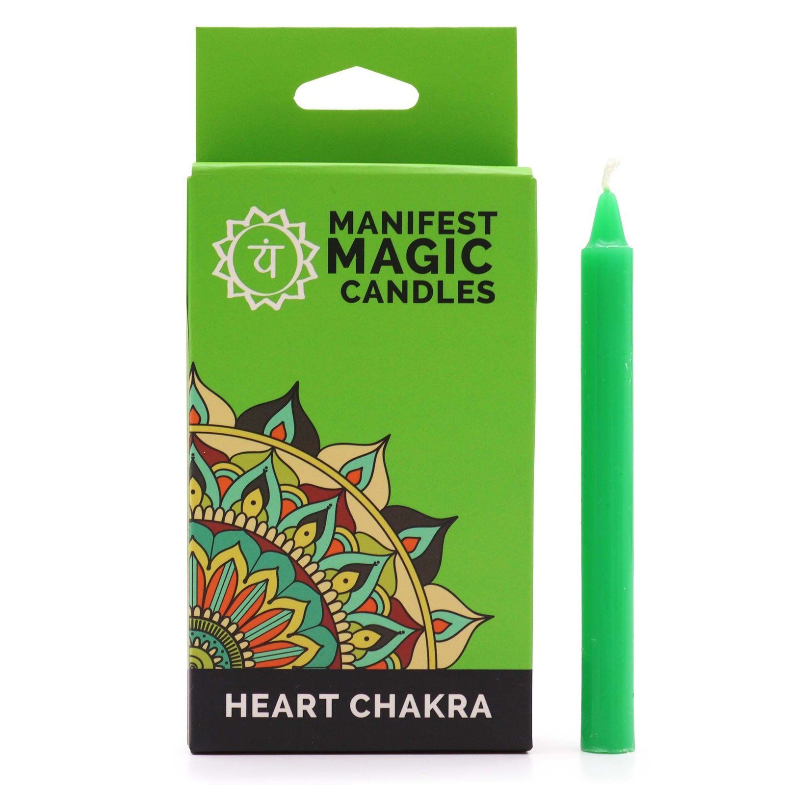 Manifest Magic Kerzen Herz Chakra Grün Set