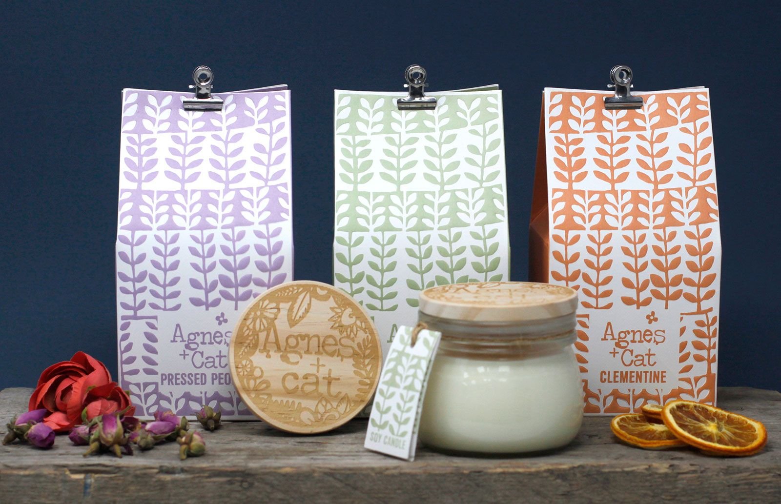 Sojawachs Kerze White Fig – Duftkerze im Glas mit Deckel, 180 ml, 30–35 Stunden Brenndauer