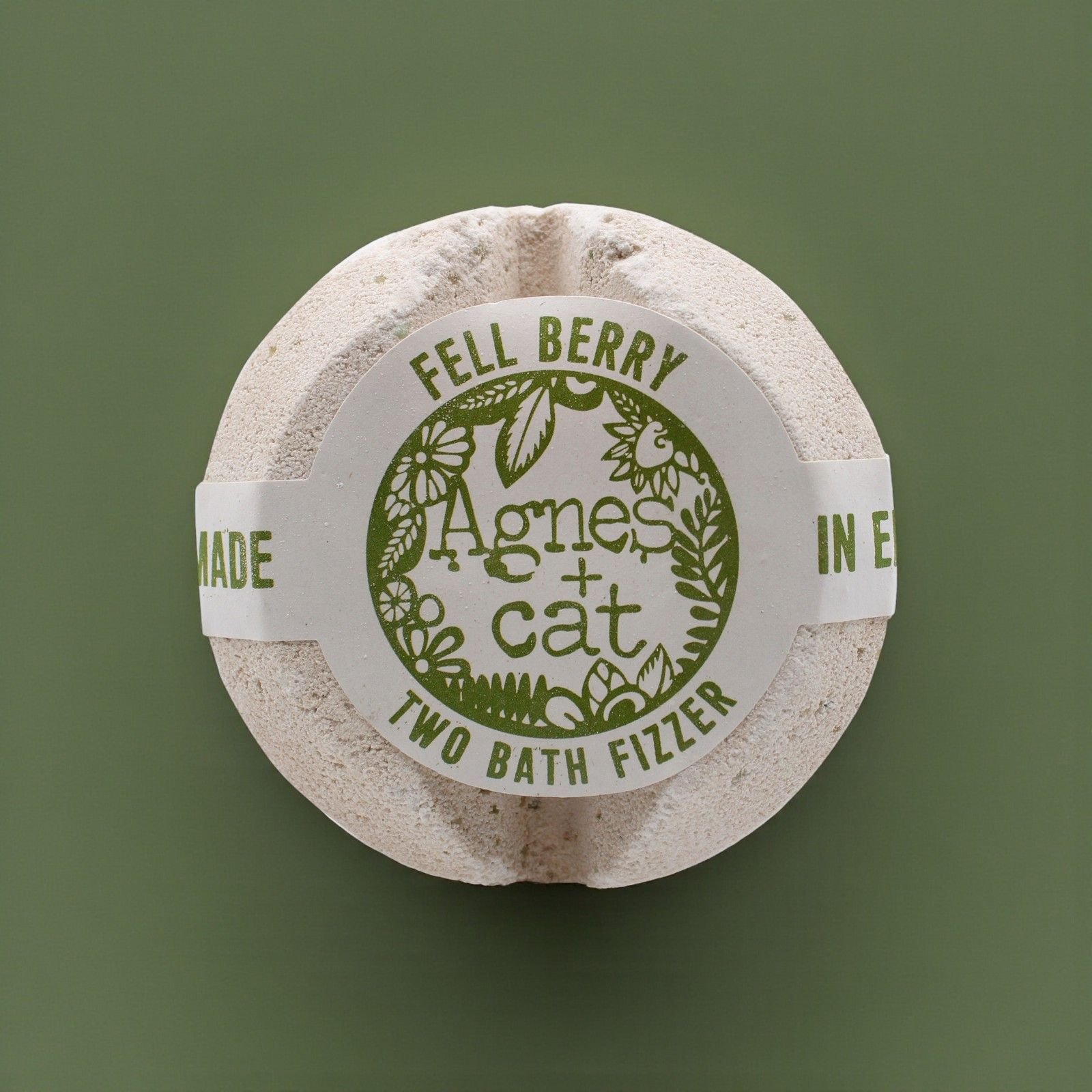 Badebombe Fellberry 210g – Agnes + Cat Badekugel mit fruchtigem Duft für entspannende Wellness Momente