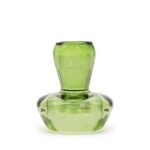 Kerzenhalter Set 2 Glas Pilz Grün