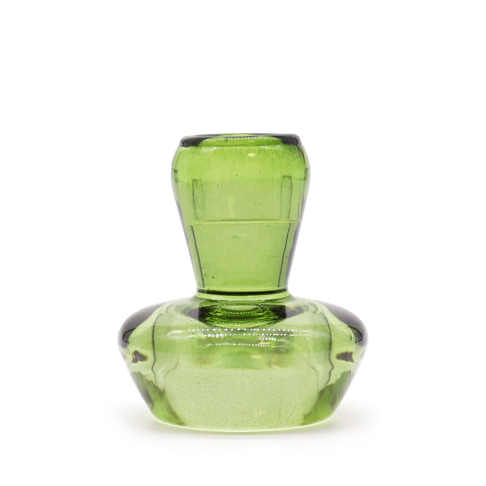 Kerzenhalter Set 2 Glas Pilz Grün