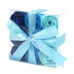 Set of 9 Soap Flowers - Blue Wedding Roses – Matvana Set of 9 Soap Flowers - Blue Wedding Roses