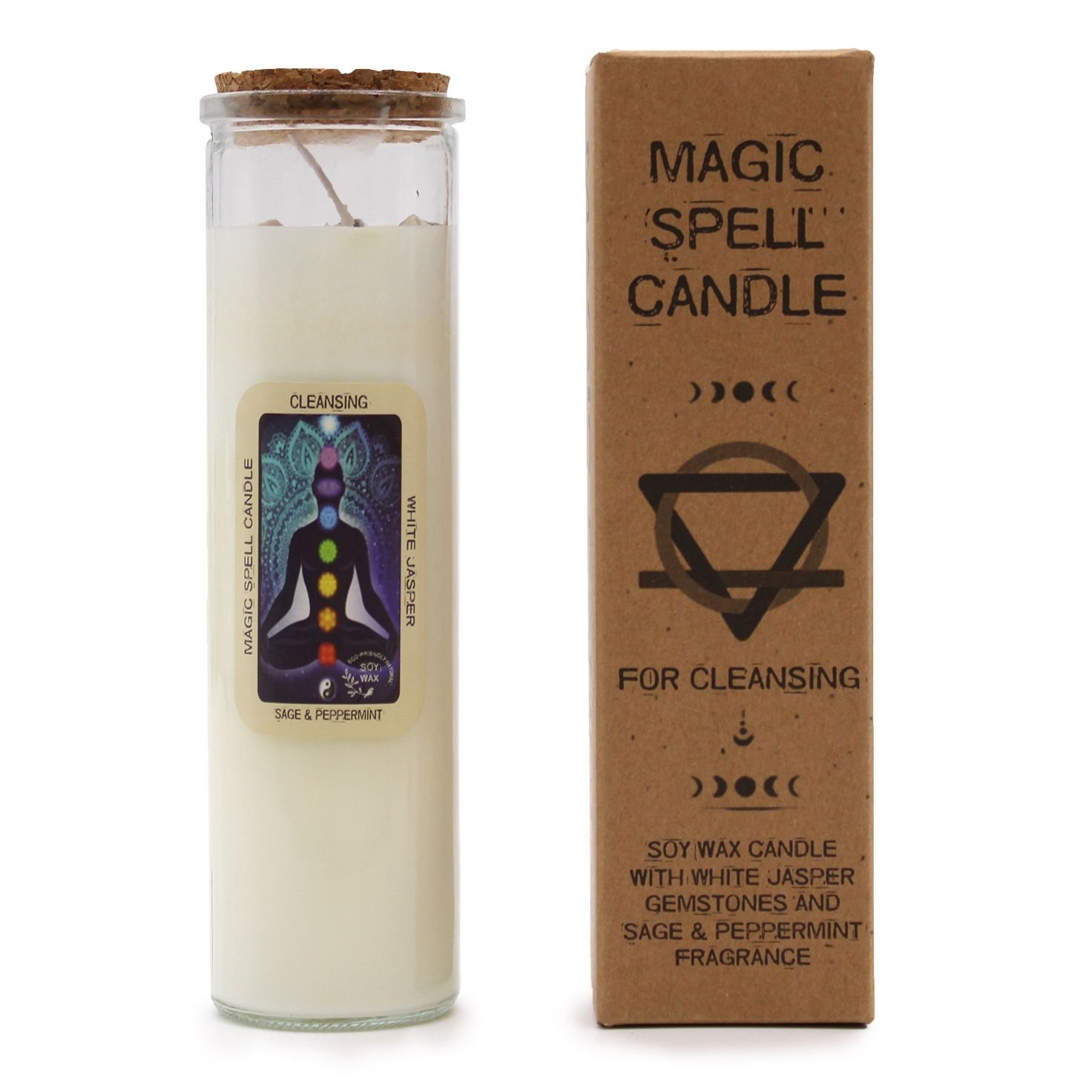 Magic Spell Candle Cleansing – Spirituelle Duftkerze zur Reinigung & Energieklärung im Glas 20x5 cm