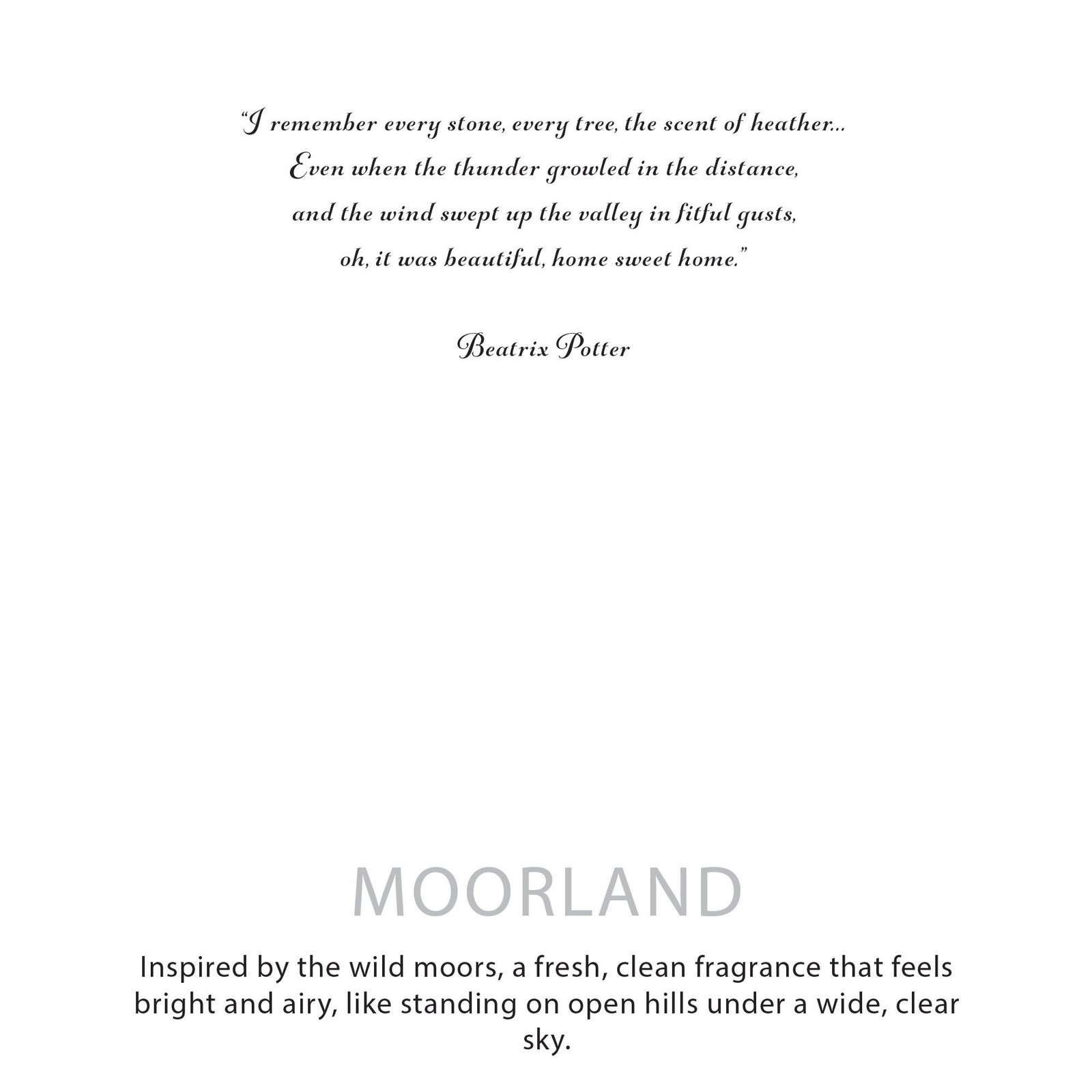 Agnes Cat Botanical Sojawachs Duftkerze Moorland im Glas Frischer Natur Duft für Zuhause - 200g, 40h