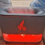Blaze Aroma Diffuser - Himalayan Salt Chamber - USB-C - Flame Effect (Salt included)