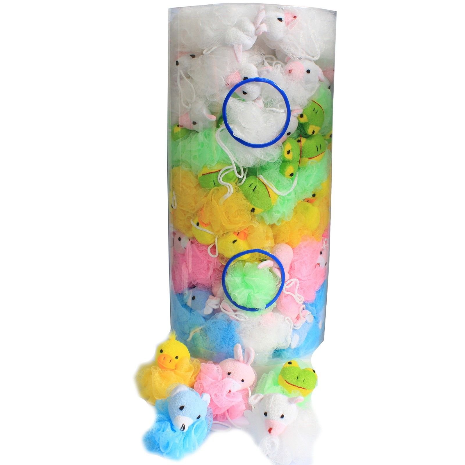 Cotton Animal Scrunchies 5 asst (display tube) - 27gm