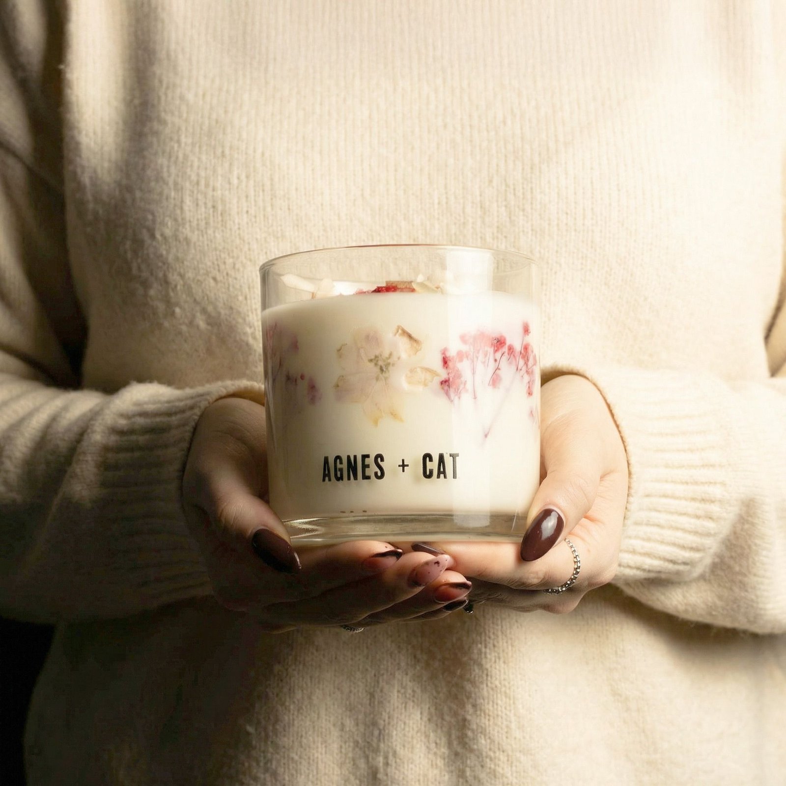 Sojawachskerze Meersalz Moos – Botanische Duftkerze im Glas – Natürlich & Frisch – 10x10 cm – 30–40h