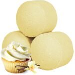 Vanille Cupcake Badeperlen 1300g Badefizzer Geschenkbox Süßer Vanille Duft Wellness Badezusatz – Matvana Vanille Cupcake Badeperlen 1300g