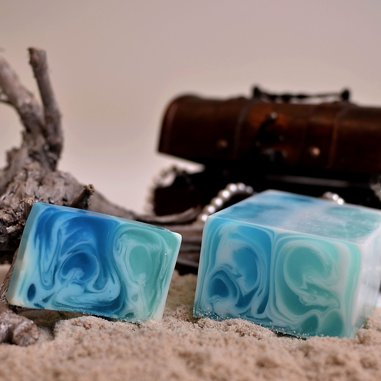 Hand-crafted Soap - Marine Fresh - Slice 115g approx