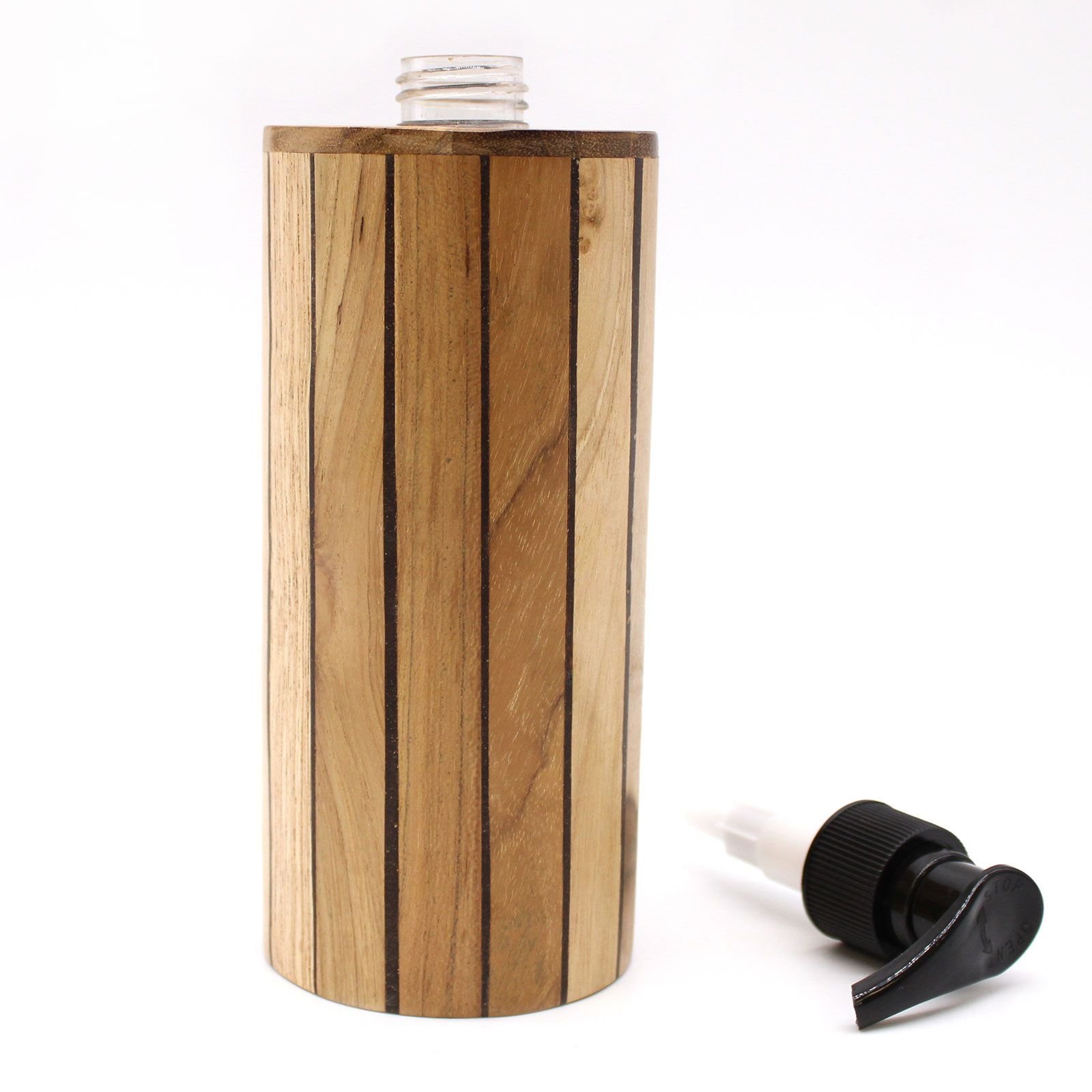 bG9jYWw6Ly9tZWRpYS85UC9DRS82MFIzMEMxRzZSVjNDRTlQL2RjYTUzOTI0LmpwZWc.jpg Natural Teakwood Soap Dispencer - Round