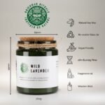 Woodwick Sojakerze Wolfs Moon – Duftkerze im Glas mit Holzdocht, mystischer Waldduft & Knistereffekt – 9 x 7 cm