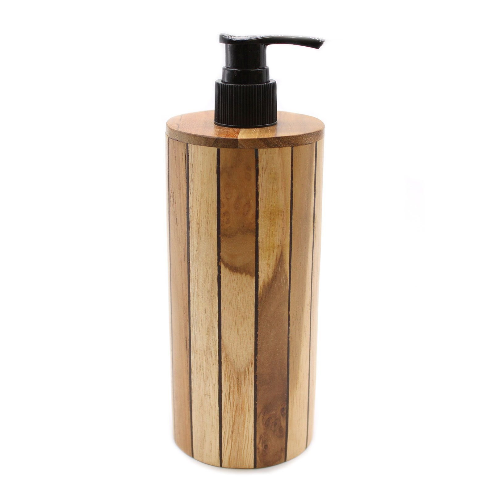 bG9jYWw6Ly9tZWRpYS85Ui9DRS82MFIzMEMxRzZSVjNDRTlSLzYwMzJjOTZmLmpwZWc.jpg Natural Teakwood Soap Dispencer - Round