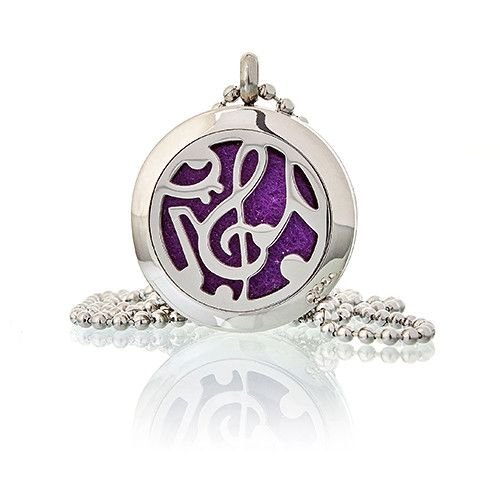 bG9jYWw6Ly9tZWRpYS85Uy84RC82MFIzMEMxRzZNVEs4RDlTLzJiYzI2NGZhLmpwZWc.jpg Aromatherapy Jewellery Necklace - Music Notes 25mm