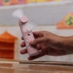Pink Nano Mist Face Fan & Spray - USB chargable