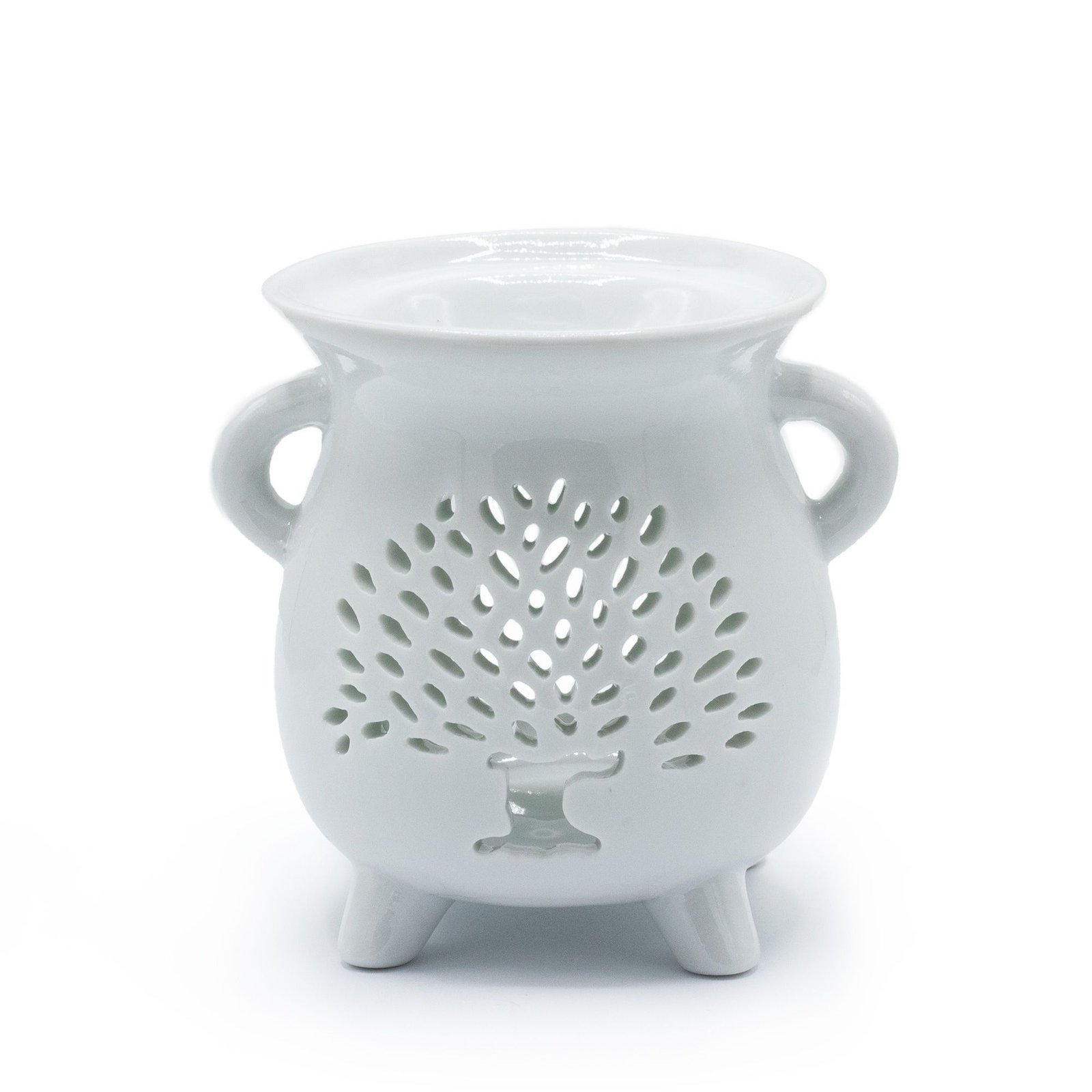 bG9jYWw6Ly9tZWRpYS8xRy9FRS82MFIzMEMxRzZXU0tFRTFHL2JhYmRiMzBhLmpwZWc.jpg Caildren Oil Burner - Tree of Life - White