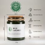 Sojawachs Duftkerze Sage Mintwood – 200g ca. 26h Brenndauer 9x7 cm Woodwick Kerze im Glas