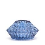 Teelichthalter Set Blau Glas
