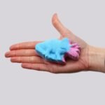 Dinosaur Bathbomb 80g - Blueberry