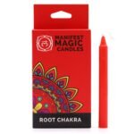 Chakra Kerzen Set Wurzelchakra rot