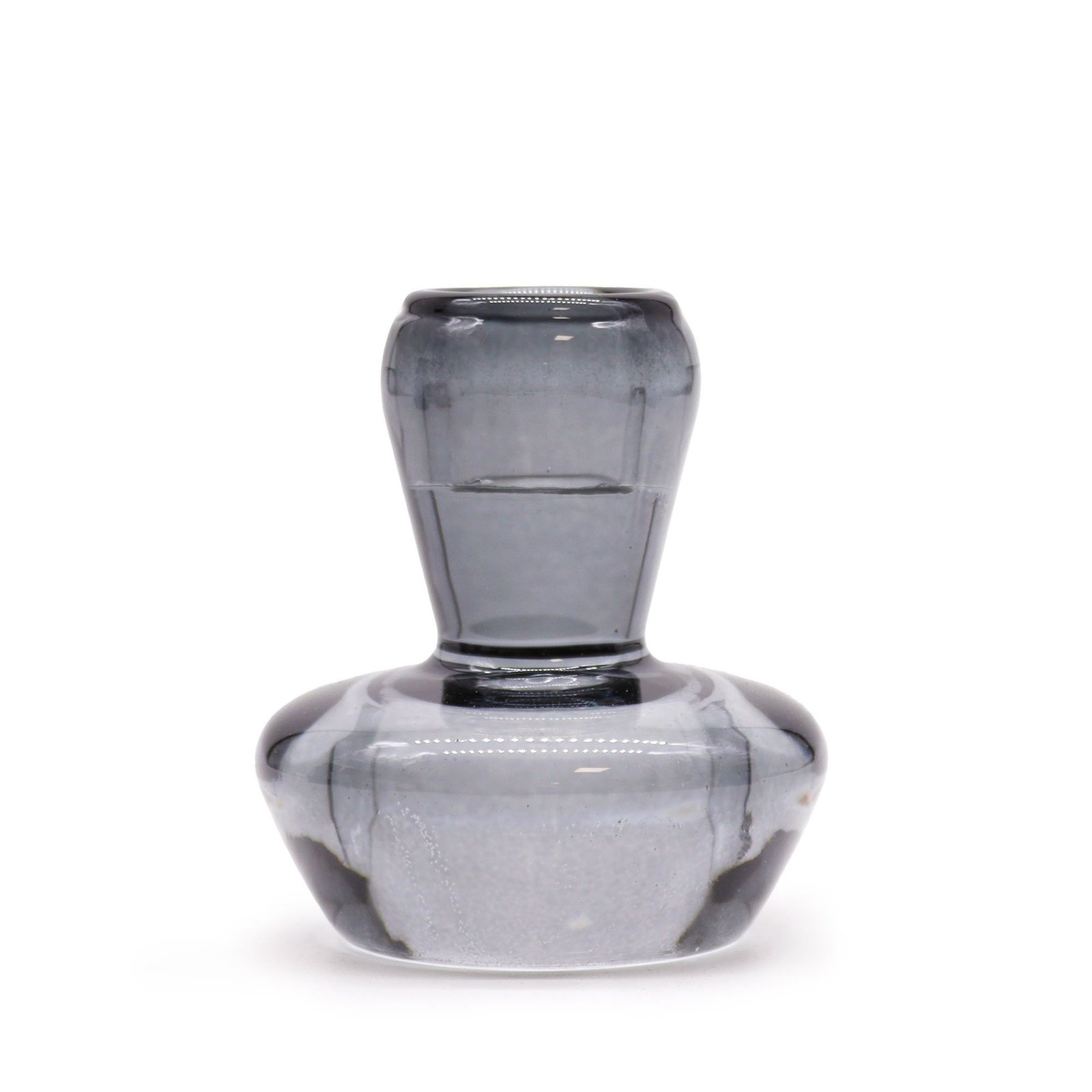 Kerzenhalter Set Glas Grau