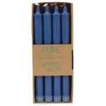 Stabkerzen Blau Set Naturwachs