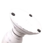 Kerzenständer Mangoholz weiß vintage – Klassischer Kerzenhalter 23×10 cm Small