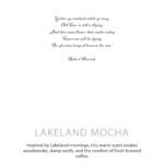 Sojawachs Duftkerze Lakeland Mocha – Kaffee & Kakao Duftkerze im Glas, 10×10 cm, 0.38 kg