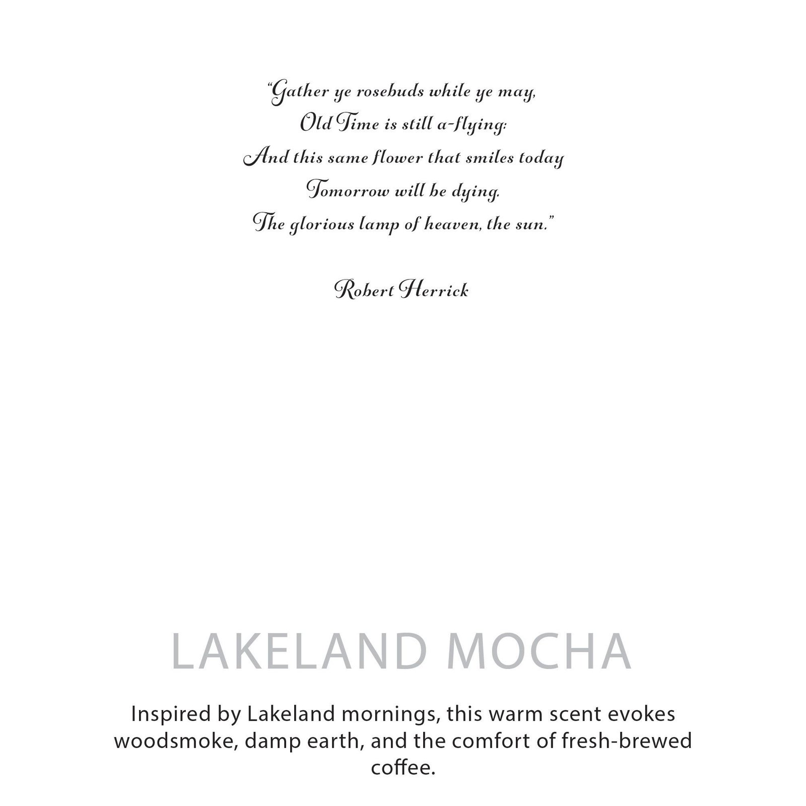 Sojawachs Duftkerze Lakeland Mocha – Kaffee & Kakao Duftkerze im Glas, 10×10 cm, 0.38 kg