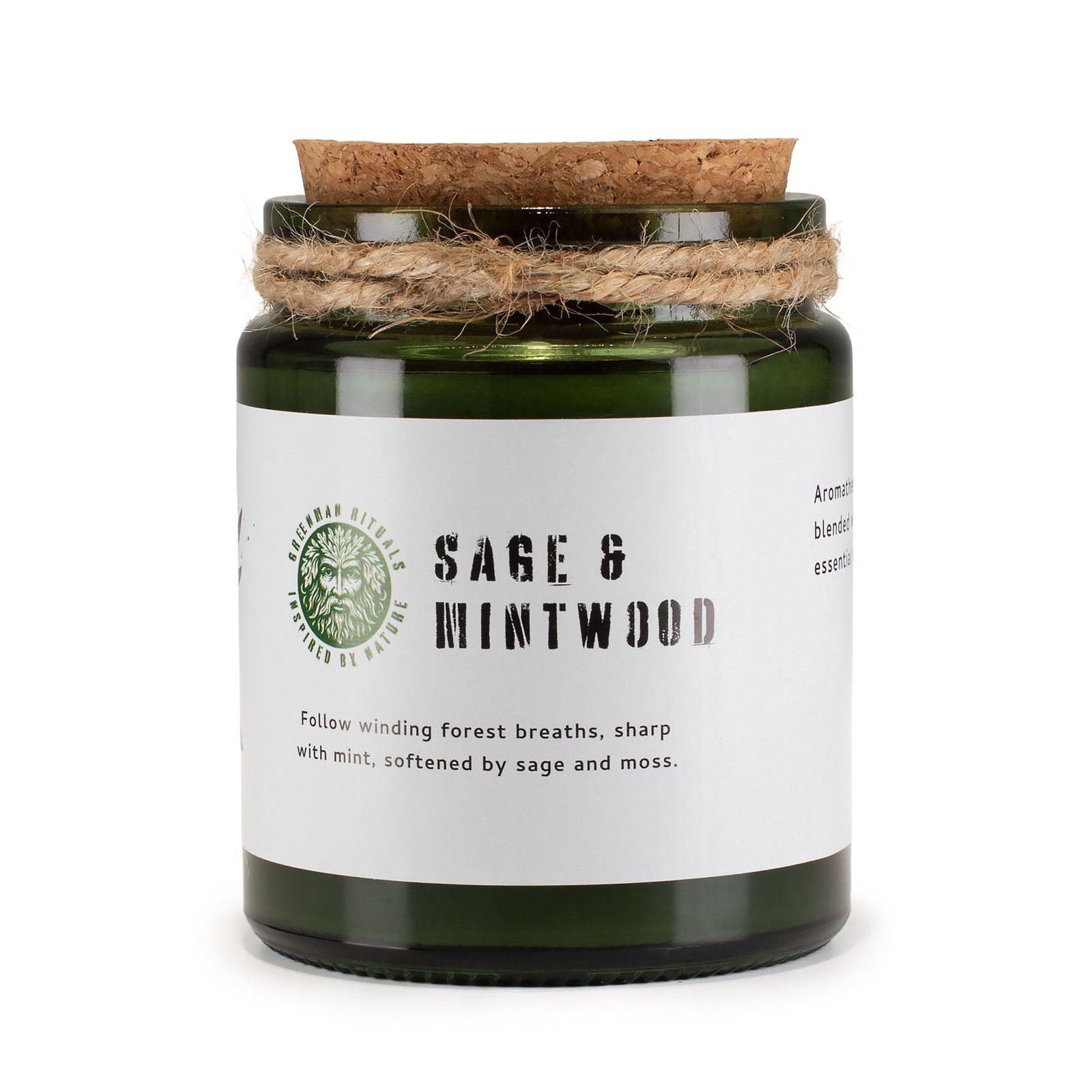 Sojawachs Duftkerze Sage Mintwood