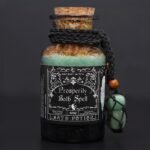 Badezauber Wohlstand Ritual 490g – Magisches Wellness Badesalz mit Aventurin Amulett