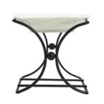 Ceramic & Metal Square Stand