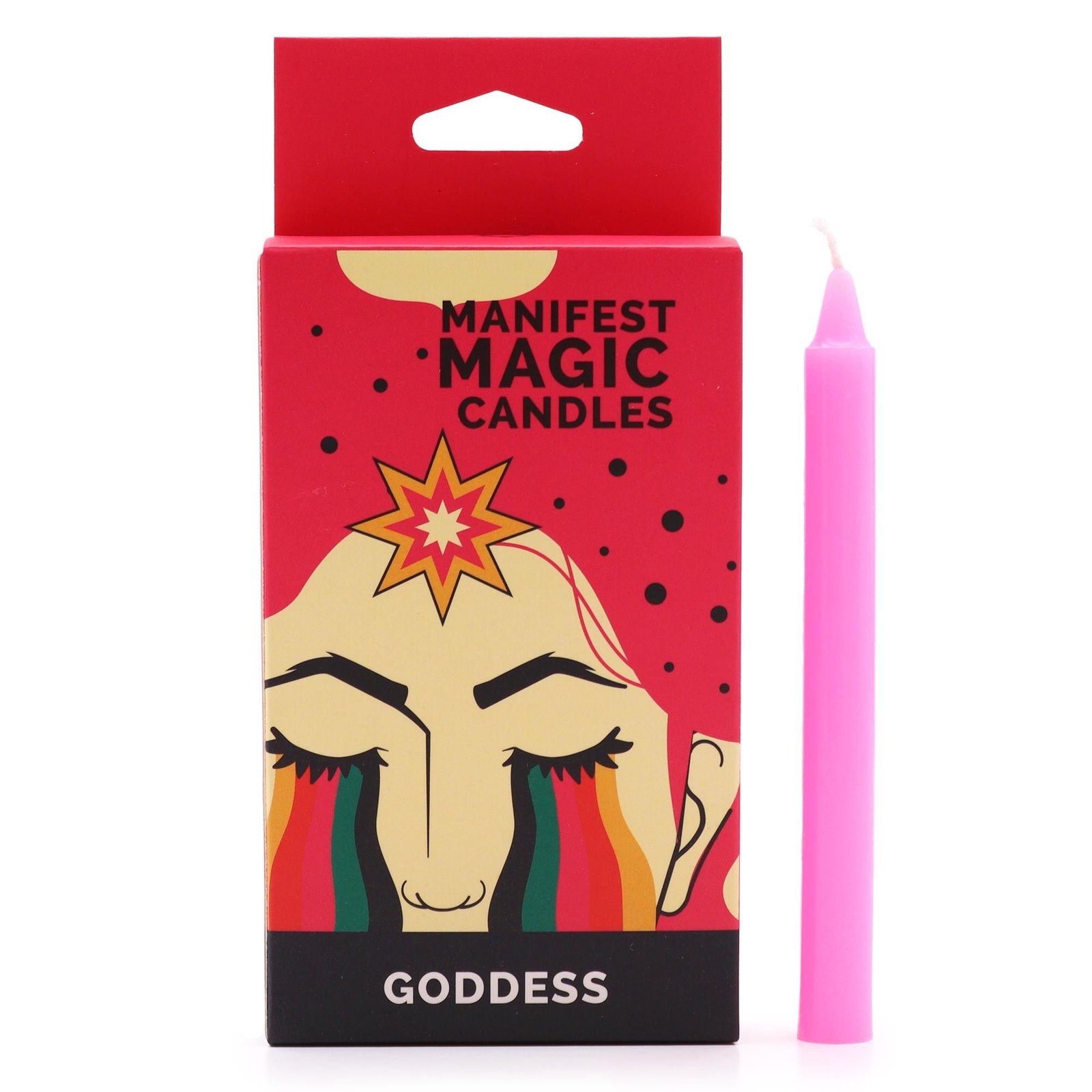 Manifest Magic Candles Pack of 12 Pink Goddess