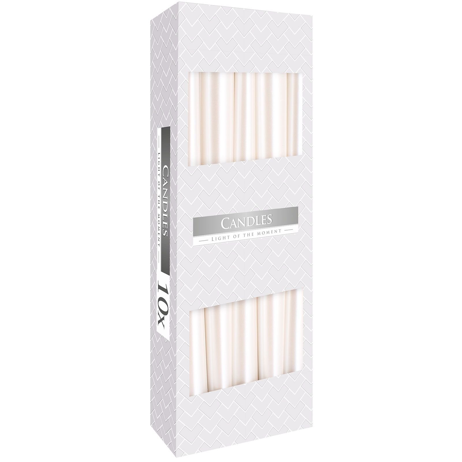 Stabkerzen Perlmutt 10er Set