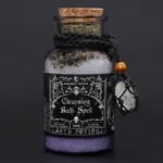 Badezauber Reinigung Ritual 490g magisches Wellness Badesalz mit Kristall Amulett