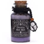 Badezauber Reinigung Ritual 490g magisches Wellness Badesalz mit Kristall Amulett